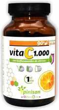 Vitamina C 1000 mg 90 cápsulas Pinisan – Refuerzo para el sistema inmunitario y energía diaria