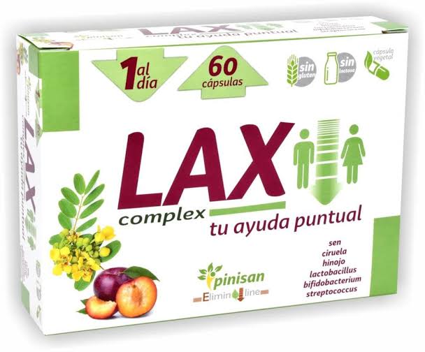 Lax Complex 60 cápsulas Pinisan – Complemento natural para el tránsito intestinal