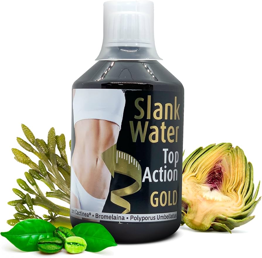 Slank Water Top Action Gold 500 ml – Drenante natural y depurativo
